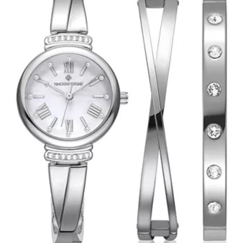TIMOTHY STONE Women's ‘Legato’ Crystal Accented Watch and Bracelet